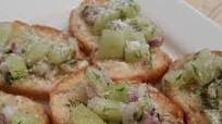 Green Tomato Crostini Green Tomato Crostini
