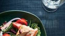 Greek Salad with Oregano-Roasted Salmon Greek Salad with Oregano-Roasted Salmon