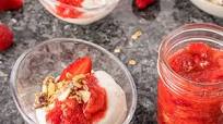 Strawberry-Rhubarb Freezer Jam Strawberry-Rhubarb Freezer Jam