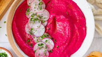 Simple Roasted Beet Hummus Simple Roasted Beet Hummus