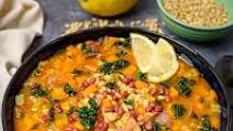 Adzuki Beans Soup with Pearl Barley and Kale Adzuki Beans Soup with Pearl Barley and Kale
