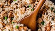 Chicken Risotto with Parmesan and Peas Chicken Risotto with Parmesan and Peas