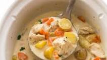Slow Cooker Garlic Parmesan Chicken Stew Slow Cooker Garlic Parmesan Chicken Stew