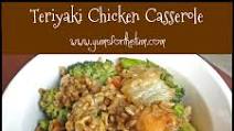 Teriyaki Chicken Casserole Teriyaki Chicken Casserole
