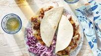 Tomatillo Pork Tacos with Lime Cabbage Slaw Tomatillo Pork Tacos with Lime Cabbage Slaw