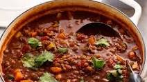 Beef & Lentil Soup with vegetables Beef & Lentil Soup with vegetables