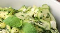 Greek Style Zucchini Ribbon Salad Greek Style Zucchini Ribbon Salad