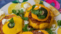Cheesy Turkey Stuffed Patty Pan Squash Cheesy Turkey Stuffed Patty Pan Squash
