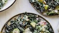 Creamy Kale Caesar Salad Creamy Kale Caesar Salad