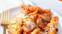 Italian Sausage and Peppers Pasta Bake Italian Sausage and Peppers Pasta Bake