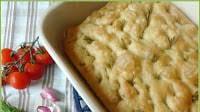 NO-KNEAD ROSEMARY & GARLIC FOCACCIA. NO-KNEAD ROSEMARY & GARLIC FOCACCIA.
