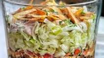 Layered Taco Salad Layered Taco Salad