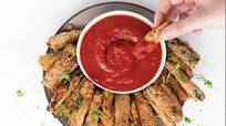 Zucchini Fries with Marinara Zucchini Fries with Marinara