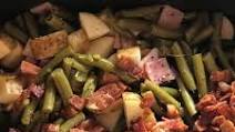 Slow Cooker Green Beans & Ham Slow Cooker Green Beans & Ham