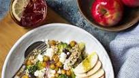 Greek Farro Salad with Roasted Chickpeas Greek Farro Salad with Roasted Chickpeas