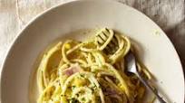 Spaghetti with Creamy Corn and Ham Spaghetti with Creamy Corn and Ham