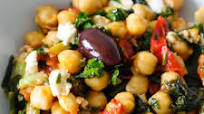 One-Pan Mediterranean Chickpea Dinner Recipe One-Pan Mediterranean Chickpea Dinner Recipe
