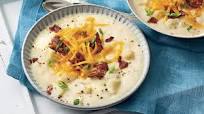 Cheesy Potato Soup with Bacon - Southern Living Cheesy Potato Soup with Bacon - Southern Living