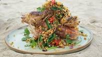 Mantis shrimp with garlic and chilli Mantis shrimp with garlic and chilli
