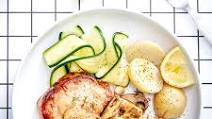 Pork steaks with garlic mushrooms Pork steaks with garlic mushrooms