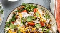 Healthy Ground Turkey Taco Salad for Two Healthy Ground Turkey Taco Salad for Two