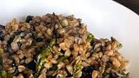 Wild Mushroom & Asparagus Farro Risotto Wild Mushroom & Asparagus Farro Risotto