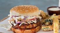 Barbecue Pork Chop Sandwiches with Crunchy Apple Slaw Barbecue Pork Chop Sandwiches with Crunchy Apple Slaw