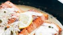 Lemon Salmon Piccata Lemon Salmon Piccata