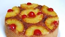 Eggless Pineapple Upside Down Cake Eggless Pineapple Upside Down Cake