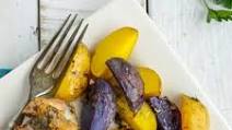 Roasted Greek Chicken Thighs {Whole30,Paleo,GF} Roasted Greek Chicken Thighs {Whole30,Paleo,GF}