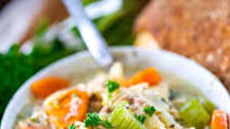 The Best Instant Pot Creamy Chicken Noodle Soup with Homemade Egg Noodles The Best Instant Pot Creamy Chicken Noodle Soup with Homemade Egg Noodles