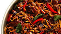 Thai Basil Beef Noodle Stir-Fry Thai Basil Beef Noodle Stir-Fry