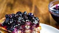 Lemon Poppy Seed Pancakes with Blueberry Compote Lemon Poppy Seed Pancakes with Blueberry Compote