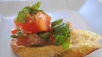 Bruschetta with Tomatoes, Basil and Garlic Bruschetta with Tomatoes, Basil and Garlic