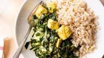 Vegan Saag Paneer with Collard Greens and Tofu Vegan Saag Paneer with Collard Greens and Tofu