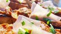 Spanish Sofrito and Manchego Cheese Bruschetta Spanish Sofrito and Manchego Cheese Bruschetta