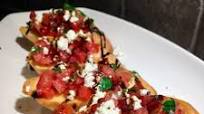 Feta Bruschetta with Balsamic Glaze Feta Bruschetta with Balsamic Glaze