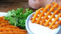 Sweet Potato Waffle Fries Sweet Potato Waffle Fries