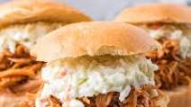 Shredded Barbecue Chicken Sandwiches Shredded Barbecue Chicken Sandwiches