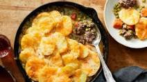 Cottage Pie with Grass-Fed Ground Beef topped with Scalloped Potatoes Cottage Pie with Grass-Fed Ground Beef topped with Scalloped Potatoes