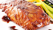 Baked Salmon With Teriyaki Glaze Baked Salmon With Teriyaki Glaze
