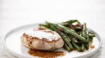 Pork Chop with Whole Grain Dijon Glaze ready in 15 minutes Pork Chop with Whole Grain Dijon Glaze ready in 15 minutes