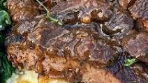 Smothered Wagyu Top Round Steak Smothered Wagyu Top Round Steak