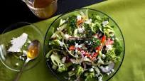 Pre-Summer Greek Salad With Shaved Broccoli and Peppers or Beets Pre-Summer Greek Salad With Shaved Broccoli and Peppers or Beets