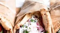 Greek Style Salmon Gyros Greek Style Salmon Gyros