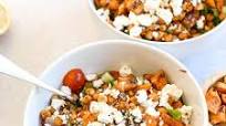 Mediterranean Sweet Potato Salad with Lemon Mint Vinaigrette Mediterranean Sweet Potato Salad with Lemon Mint Vinaigrette