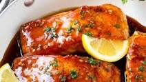 Honey Garlic Salmon Honey Garlic Salmon