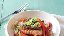 Teriyaki Salmon Rice Bowls Teriyaki Salmon Rice Bowls