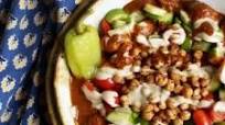 Deconstructed Falafel Salad with Tahini and Grandma's Tunisian Harissa Deconstructed Falafel Salad with Tahini and Grandma's Tunisian Harissa