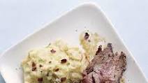 Smoky Rib-Eye Steaks with Loaded Mashed Potatoes Smoky Rib-Eye Steaks with Loaded Mashed Potatoes